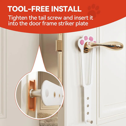 Adjustable Cat Door Latch – Flexible Pet Door Holder to Keep Dogs Out